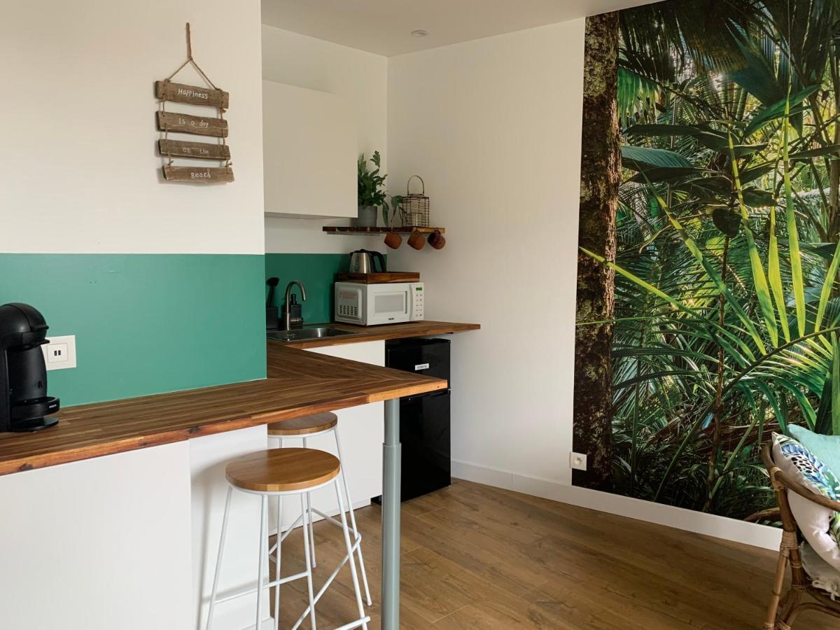 Le Petit Bali - Studio - Wifi - Parking - Coeur De Ville Pont-lʼAbbé Eksteriør bilde